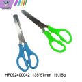 Colorful plastic handle school office stationery scissors